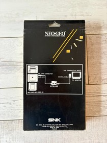 BOXED NEO GEO AES CONSOLE 1 (ONE) CONTROLLER PRO 4 GAMES 110/220 AC Adapter