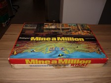 Vintage Mine A Million & Risk Boxed Family Games Waddingtons 60s BIGBOX SEE DESC