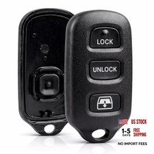 Key Fob Keyless Entry Remote Shell Case  Pad fits Toyota 1999-2009 1-Pack
