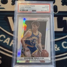 2013 Panini Prizm Chris Mullin Silver #256 PSA 10 💎 Golden State Warriors POP 3