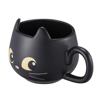 Starbucks 2025 China Taiwan Black Cat Series cute cat Mug/thermos