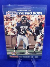 1990 Pro Set #416 Mike Singletary Chicago Bears