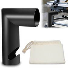 Adattatore porta polvere per seghetto da tavolo DeWALT DWE7485, design compatto