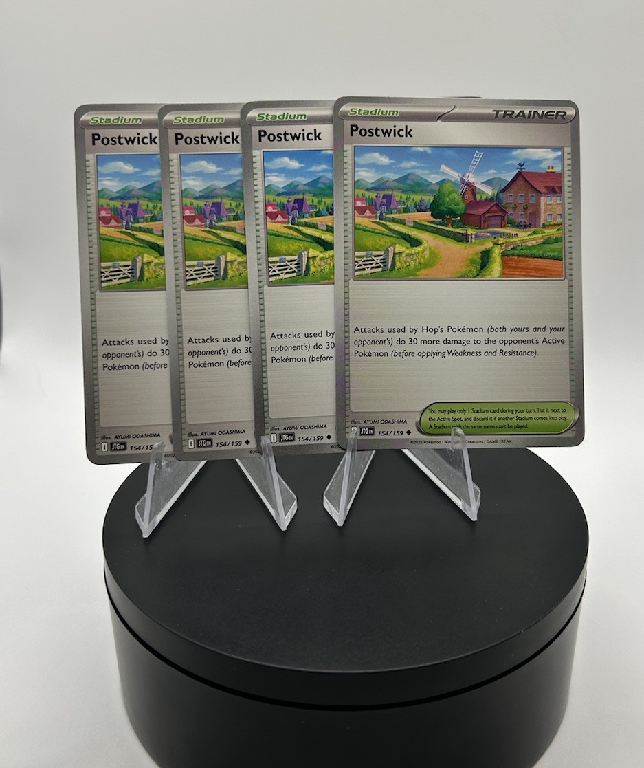 4x Postwick 154/159 x4 - Journey Together - Pokemon TCG - Playset