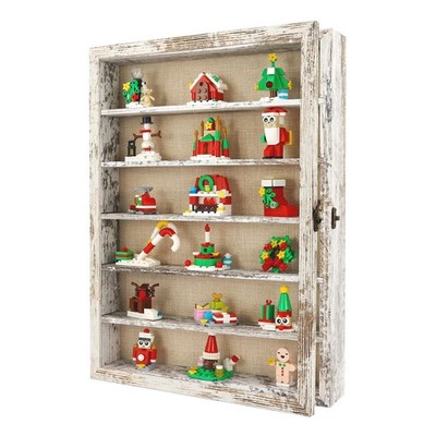 FramePro Shadow Box Frame 12x16 White Deep Removable Shelves