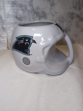 Vintage 1993 Team NFL Carolina Panthers Ceramic Football Helmet Coffee Mug