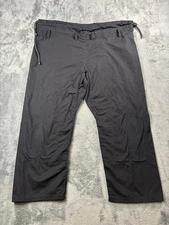 Hawk BJJ Gi Pants A4 Black Martial Arts Grappling Uniform Mens Drawstring Waist