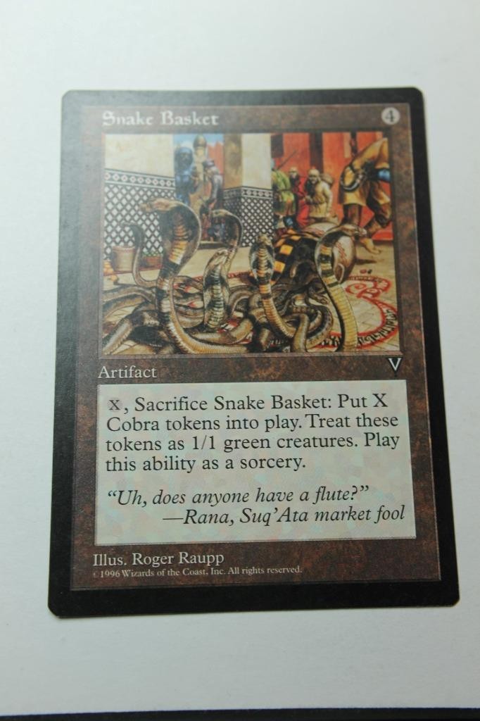 MTG Snake Basket x1- -Visions-Lightly Played