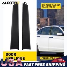 2x Front Left Right Door Pillar Molding Garnish Black For Honda Accord 2008-2013 2x Front Left Right Door Pillar Molding Garnish Black For Honda Accord 2008-2013