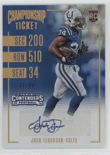 2016 Panini Contenders Rookie Ticket Josh Ferguson #137 Auto 0i1b