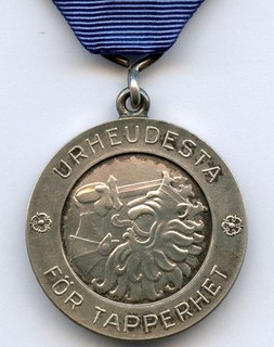 Finland WWII 1941 Silver Medal of Liberty 1st Class !!!