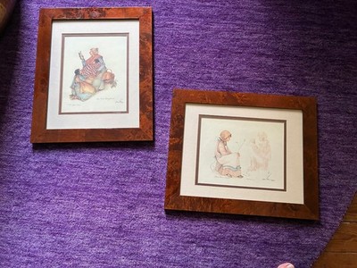 Joan Brown Signed Numbered Prints   ''One More Story, Please'' & ''Day Dreams''