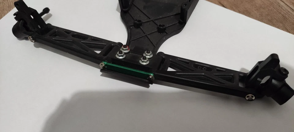 Ansmann Mad Rat Main Chassis Plate and front lower arms built 210mm Length - Image 3 of 4