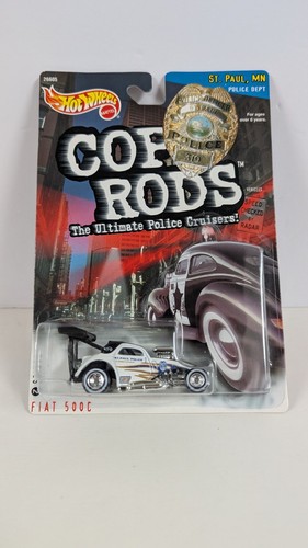 Vintage Hot Wheels 2000 COP RODS Series 2 LOT of 8 Cars Real Riders Metal Base - Picture 7 of 20