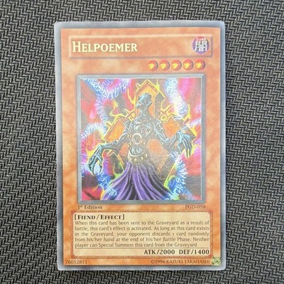 1ST Edition Yu-Gi-Oh! TCG Helpoemer PGD-058 Pharaonic Guardian Ultra Rare Holo