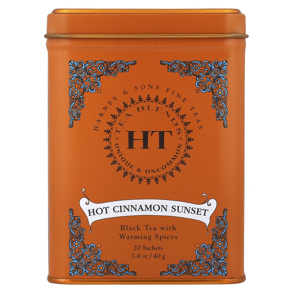 HT Tea Blends, Hot Cinnamon Sunset, 20 Tea Sachets, 1.4 oz (40 g)