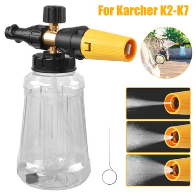 1L Schaumlanze Schaumkanone Hochdruck Düse Snow Foam Lance Gun für Kärcher K2-K7