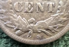 1908-S Indian Head Cent Key Date First Year of Mintmark | Fine+ | Free Shipping