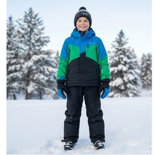 Columbia Bugaboo Youth Snow Pants Small Black Omni-Heat Waterproof Ski Snowboard