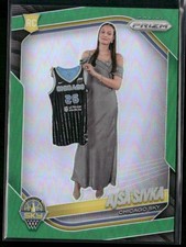 2025 Panini Prizm WNBA #85 Ajsa Sivka RC Rookie Card Green Prizms