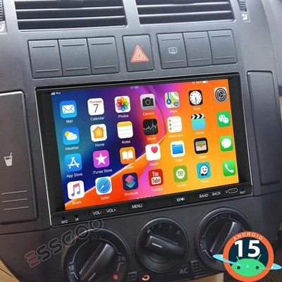 Android15 Apple CarPlay 7'' Autoradio 2 DIN 4+64G GPS Navi RDS WIFI SWC Bluetooth