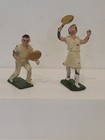 JOHN HILL & CO TOYS LEAD TENNIS PLAYERS MAN WOMAN BRITAINS SCALE 384A & 384B — photo 1
