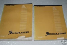 1995 Hyundai Scoupe LS, Turbo Coupe Factory Service Manual Set Orig. Shop Repair