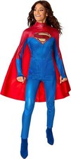 Supergirl DC The Flash Movie Superhero Fancy Dress Up Halloween Adult Costume