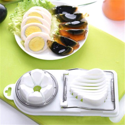 2 in 1 egg slicer mushroom tomato section cutter mold kitchen chopper tool FY