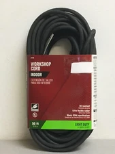 1RE-002-050FBK Indoor 50 ft. L Black Extension Cord 16/3 SJO
