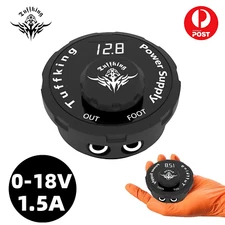 Tuffking Tattoo Machine Power Supply Pen Gun Rotary Coil Universal Digital LCD