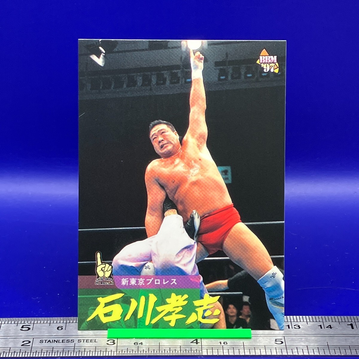 Takashi Ishikawa BBM Pro Wrestling Card TCG Vintage Japanese