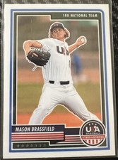 2023 Panini Stars And Stripes Baseball Mason Brassfield #4 USA National Team 18U