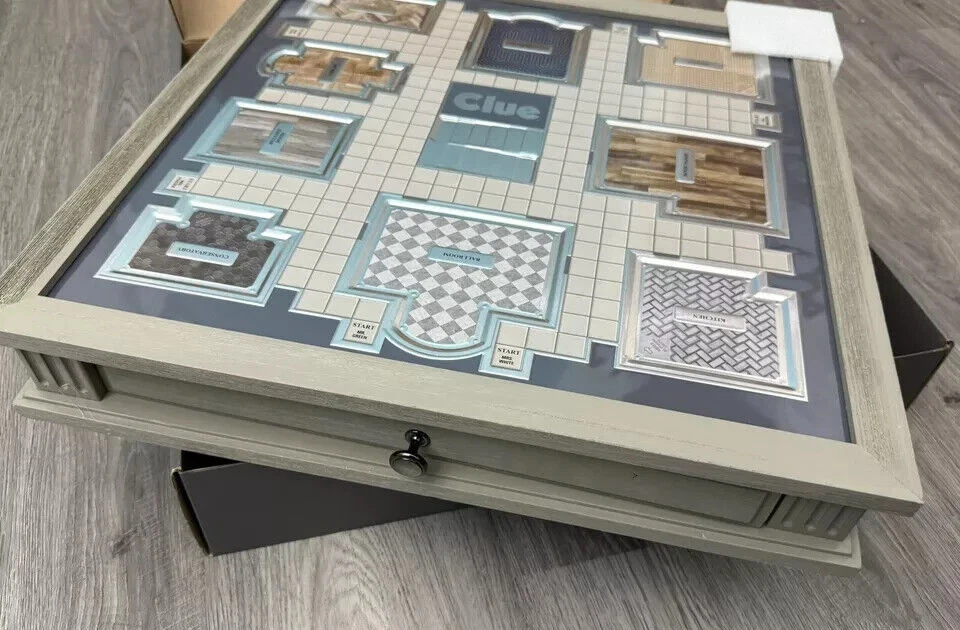 NEW Pottery Barn Wooden Clue Board Game Deluxe Edition MSRP $399! - Image 3 of 4