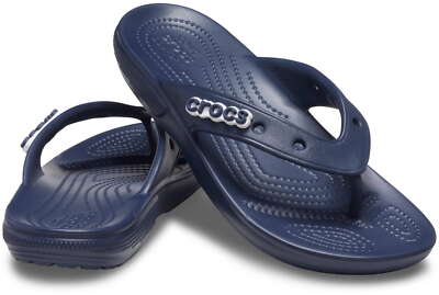 Crocs Zehentrenner Classic Flip 410 Blau Dianette Pantolette Slipper 207713 410