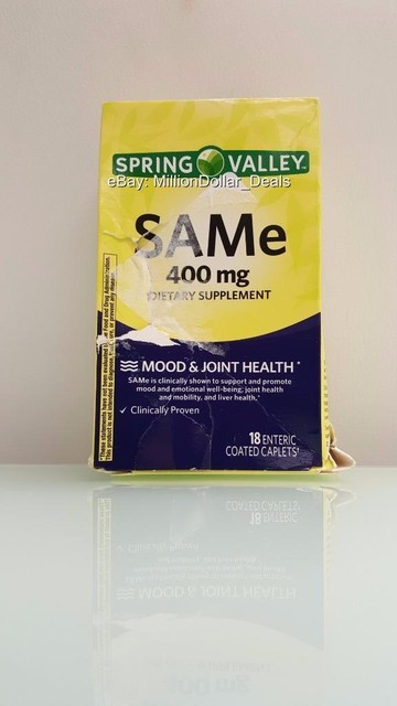 Spring Valley SAMe 400 mg Mood & Joint Health - 18 Enteric Coated Caplets