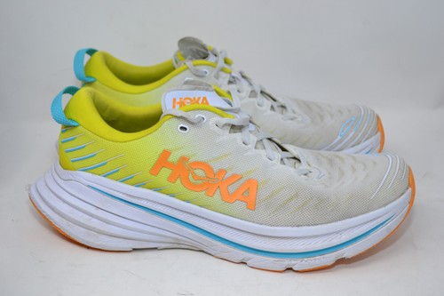Herren 12 D Hoka One One Bondi X Laufschuhe Weiß Nachtkerze 1113512 WEPR