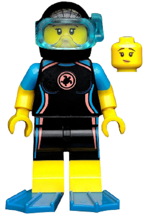 Lego Series 20 Lego Scuba Diver Figure NEW LEGO Series 20 Sea