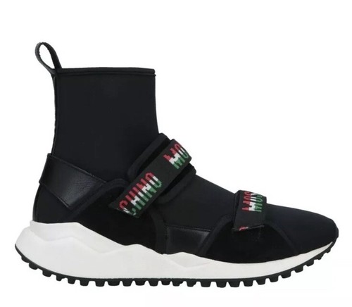 750 Moschino Couture Black Leather 