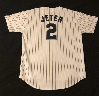 derek jeter pinstripe jersey
