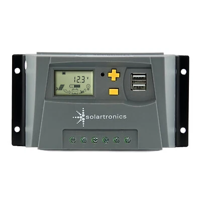 Solar Laderegler gelb 10-40A 12V/24V PWM Solarladeregler PV solartronics 0% MwSt