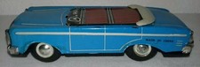 Altes Blech Auto MF 946 Blaues Cabrio Penny Toy 60er / 70er Jahre