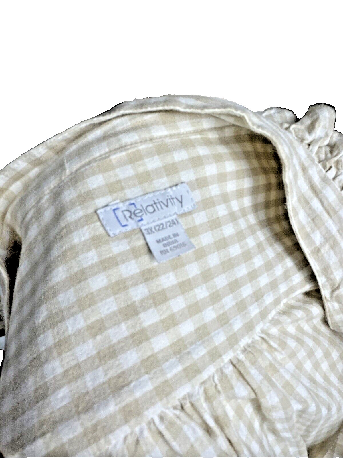 Relativity 3x Button Down Long Sleeve Cotton Tuni… - image 8