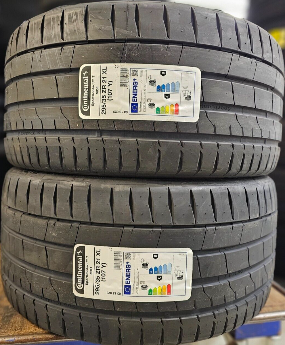 2X NEW CONTINENTAL SPORT 7 295/35 ZR21 XL 103Y UHP TYRES 295 35 21