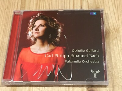 OPHELIE GAILLARD C.P.E. Bach Cello Concertos APARTE CD NEW Signed NEU Signiert