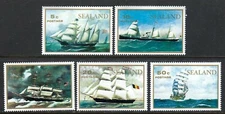 Sealand - 1970 5v. MNH Ships Boats Paintings Transport