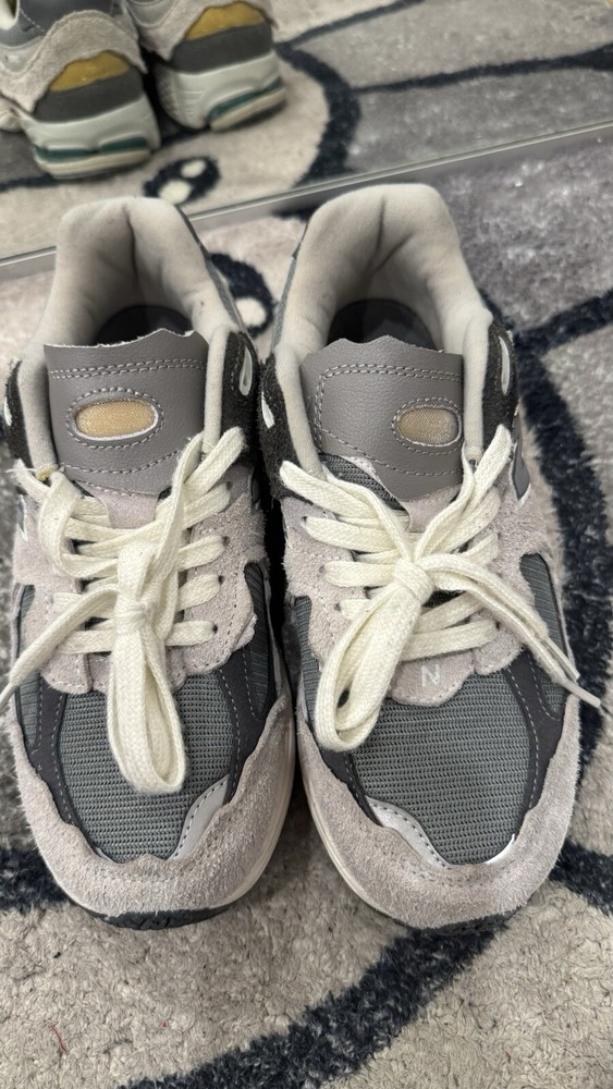 Grey and white new balance