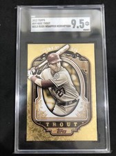 2012 Topps Gold Rush Mike Trout Wrapper Redemption RC SGC 9.5 Gem Mint