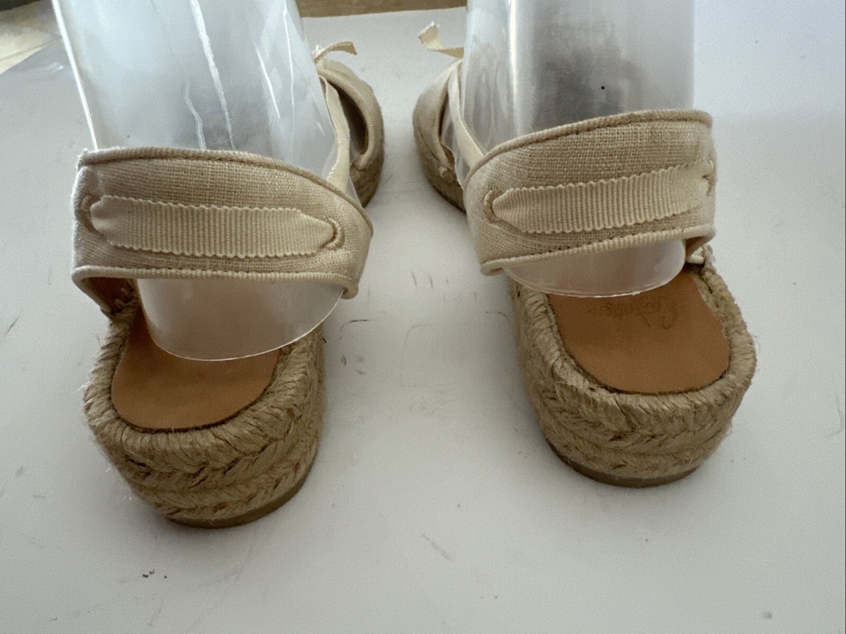 サンダル・ミュール CASTANER Women Laced up Shoes 216612017 Beige Shoes and footwear for women | Castañer