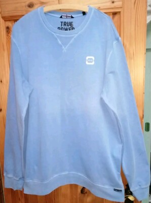 Herren Pullover Code Zero Gr. 2 XL hellblau 100 % Cotton